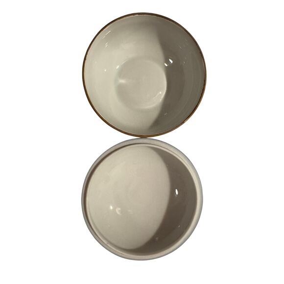 Vintage 1950s Bavarian Cobalt Blue Porcelain Vase Set with Gold Floral Trim - Picture 7 of 7